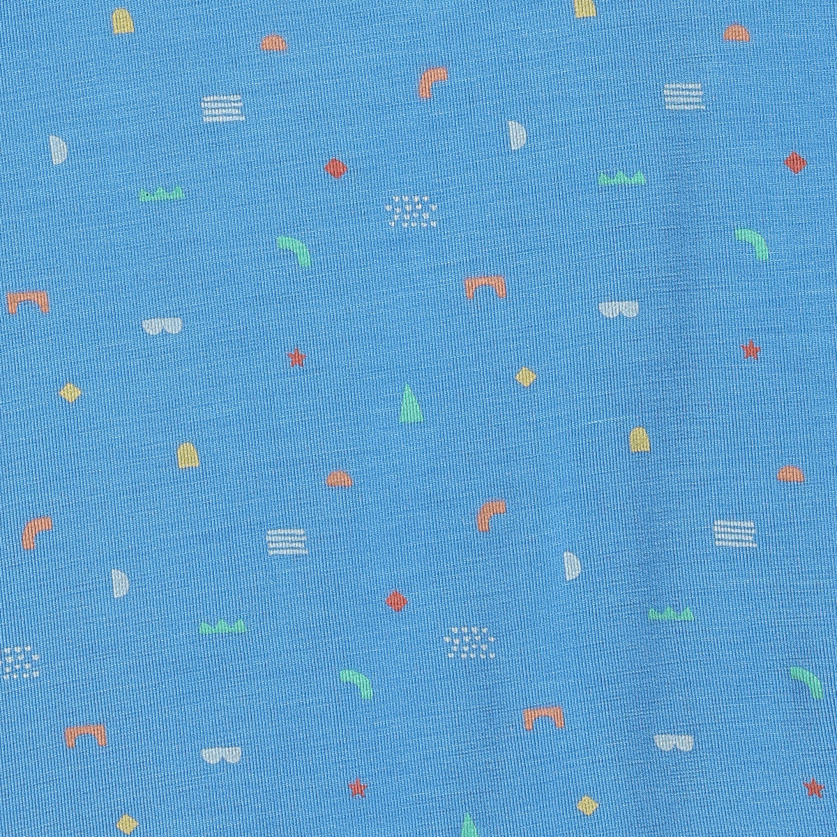 Baby Boys Printed Shirt with Chest Pockets, Blue