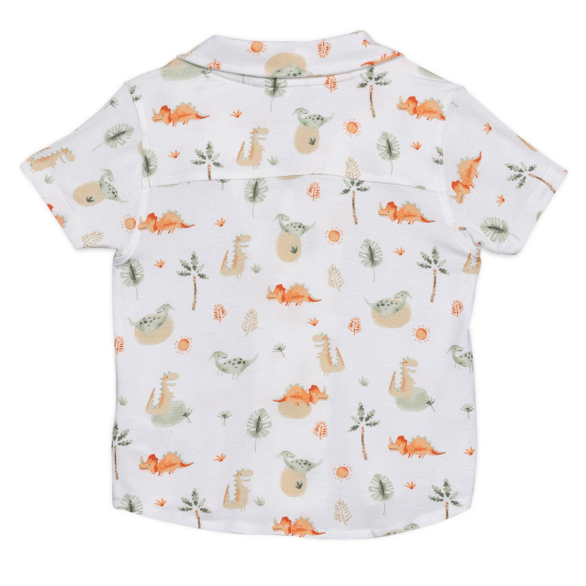 Baby Boys All-Over Dinosaur Printed Shirt, Multicolour