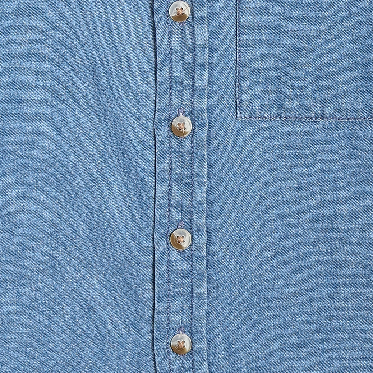 Boys Cotton Shirt, Light Blue