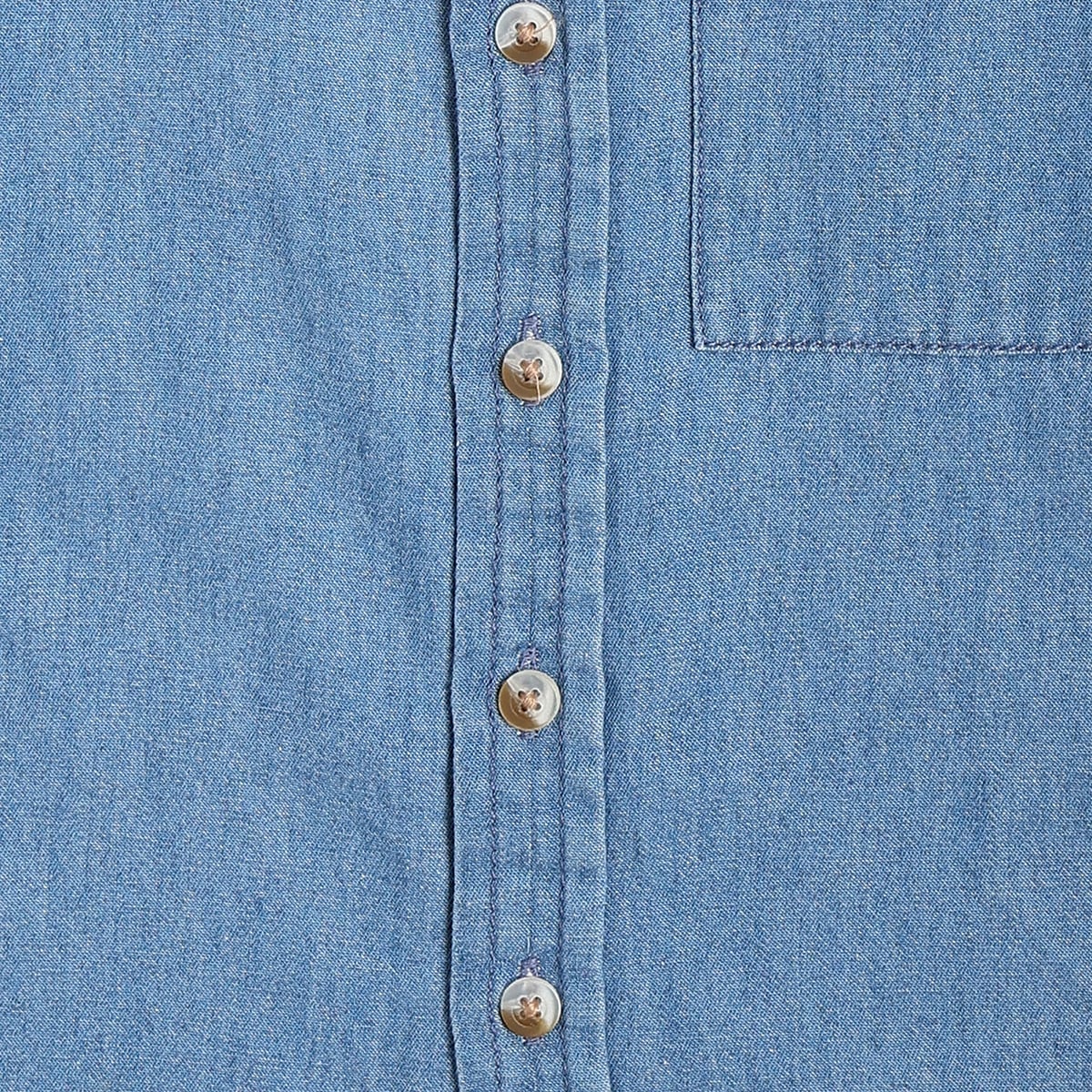 Boys Cotton Shirt, Light Blue