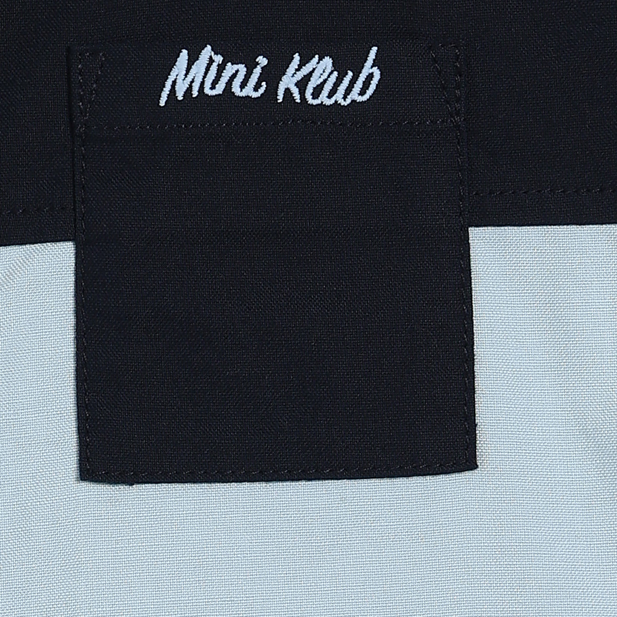 Baby Boys Colour block Shirt, Navy Blue and Light Blue