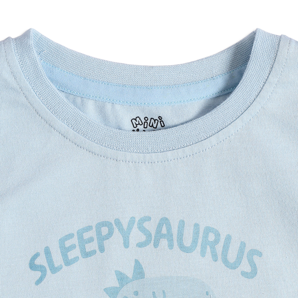 Baby Boys Dinosaur Print T-Shirt and Shorts Set, Light Blue