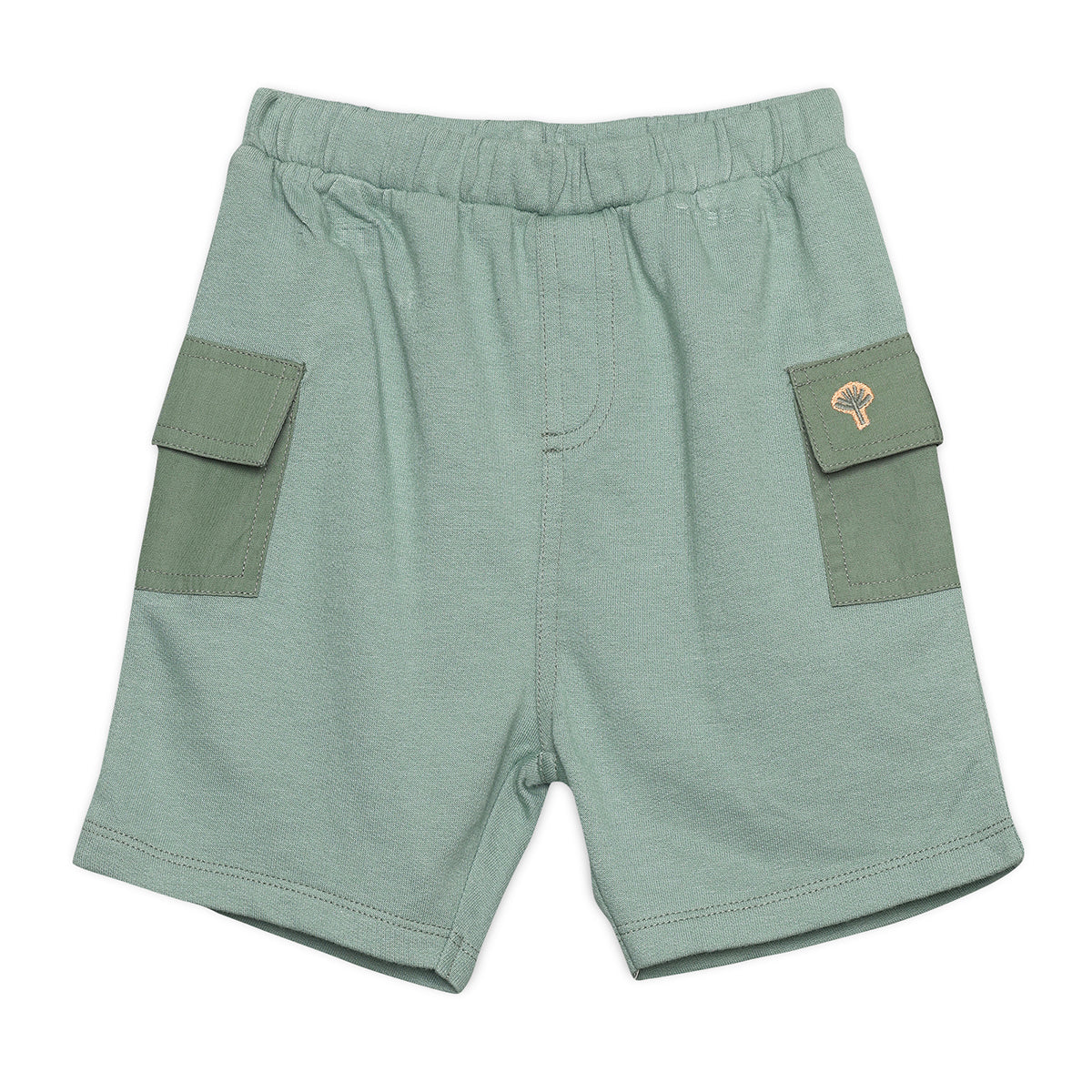 Baby Boys Shorts with Cargo Pockets, Green