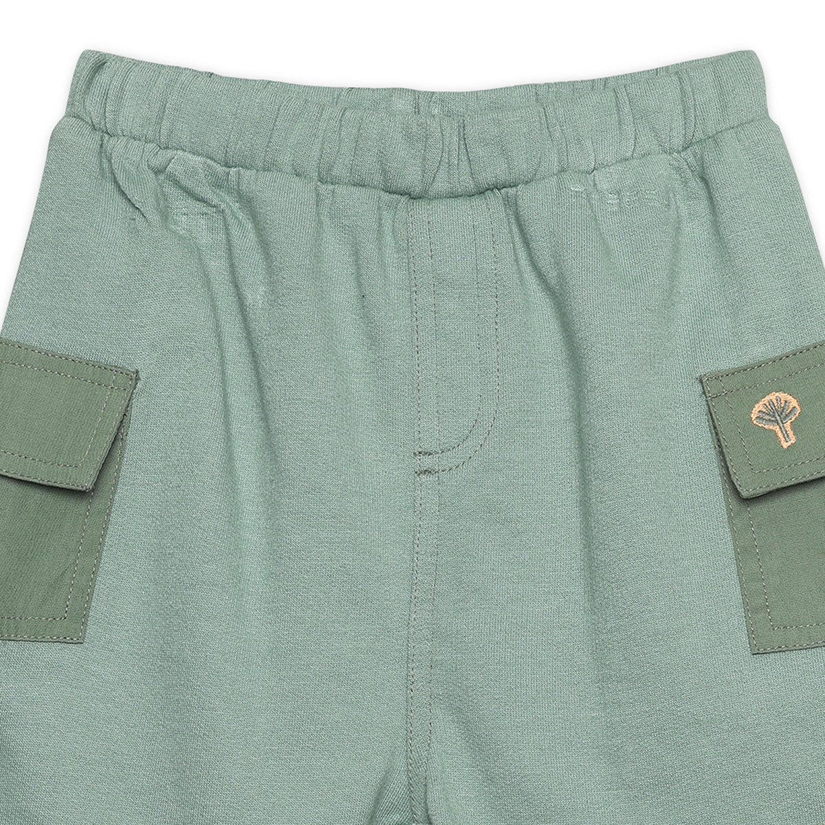 Baby Boys Shorts with Cargo Pockets, Green