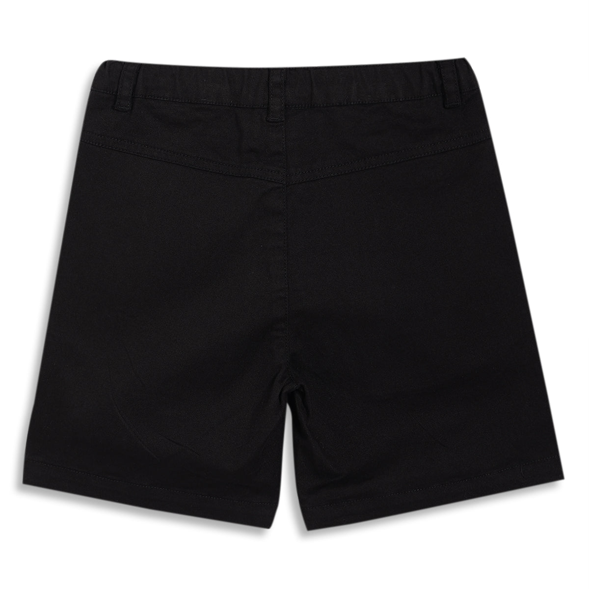 Boys Solid Shorts, Black