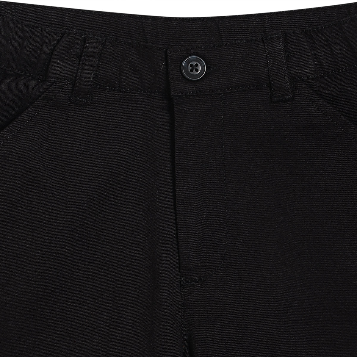 Baby Boys Solid Shorts, Black
