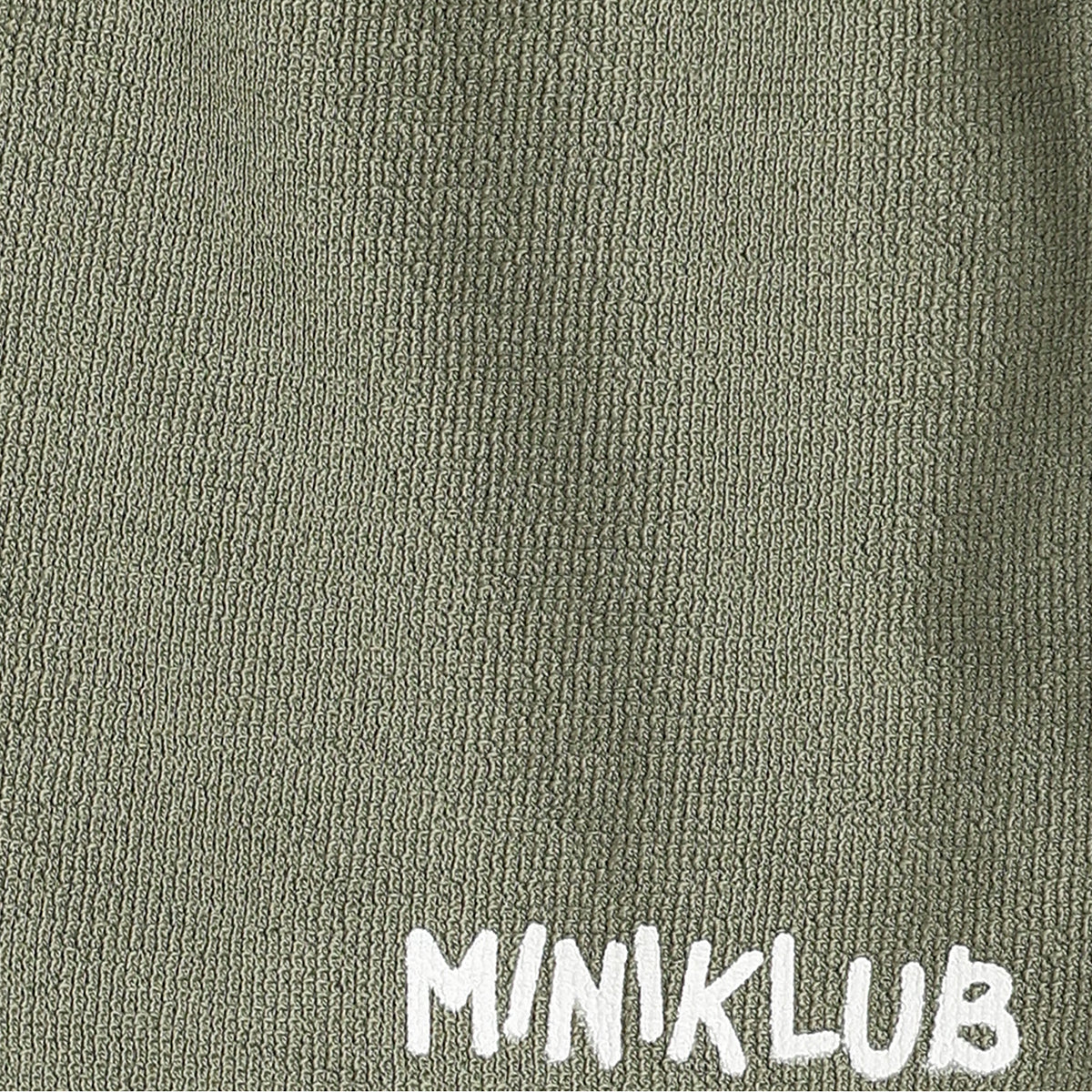 Baby Boys Olive Green Solid Regular Fit Casual Knit Shorts