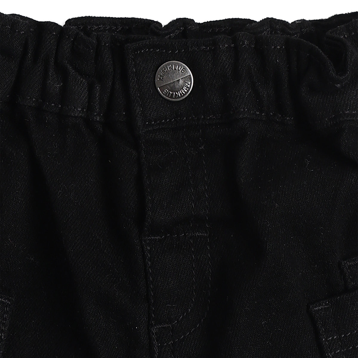Baby Boys Black Cotton Cargo Shorts Regular Fit Casual Kids Shorts