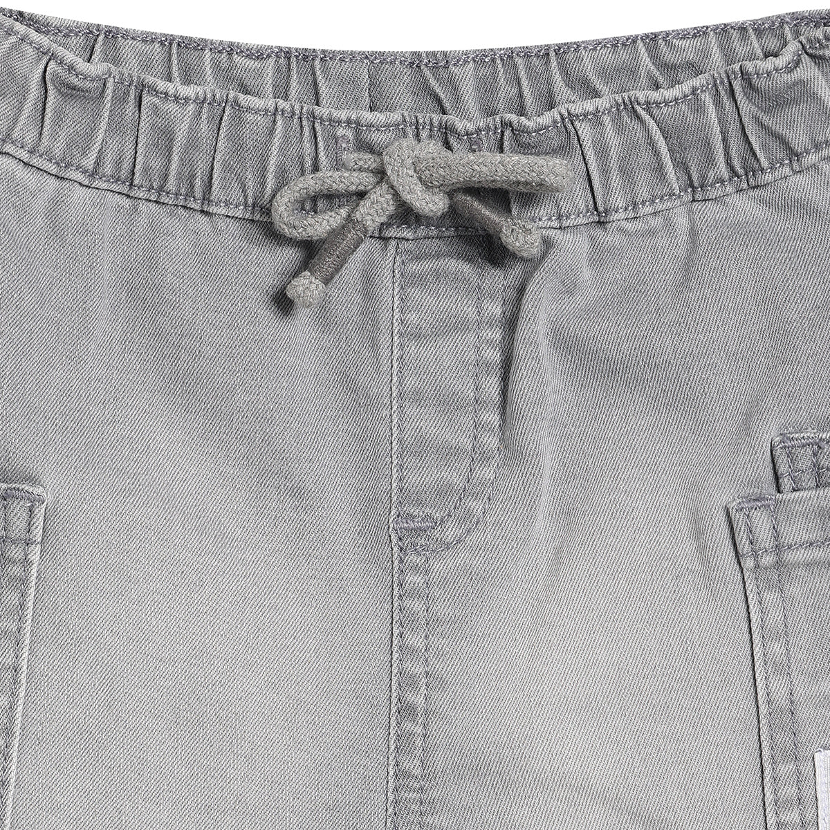 Baby Boys Denim Shorts, Grey