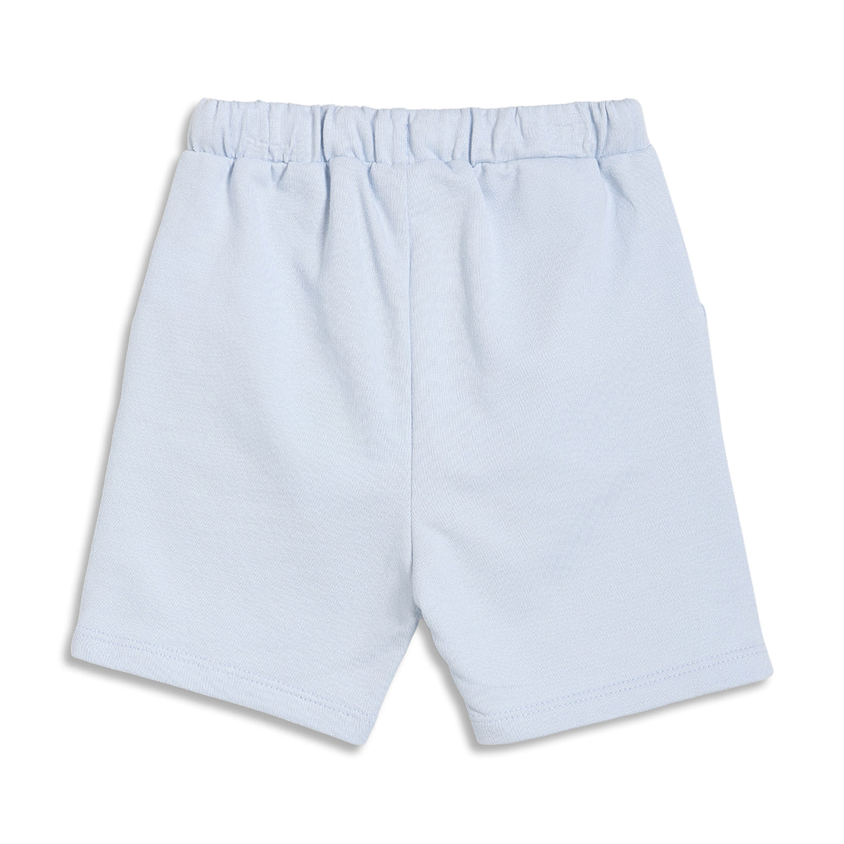 Baby Boys Graphic Print Shorts, Light Blue