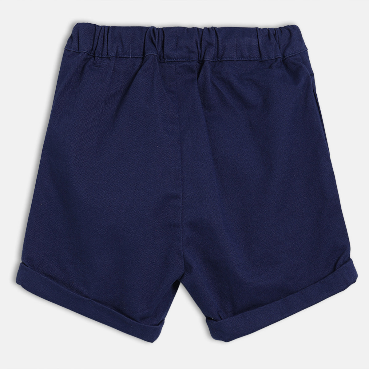 Baby Boys Typographic Print Shorts, Navy Blue