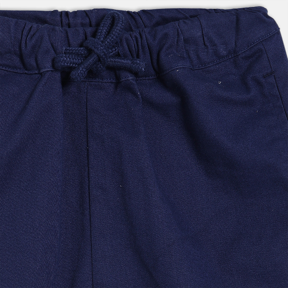 Baby Boys Typographic Print Shorts, Navy Blue