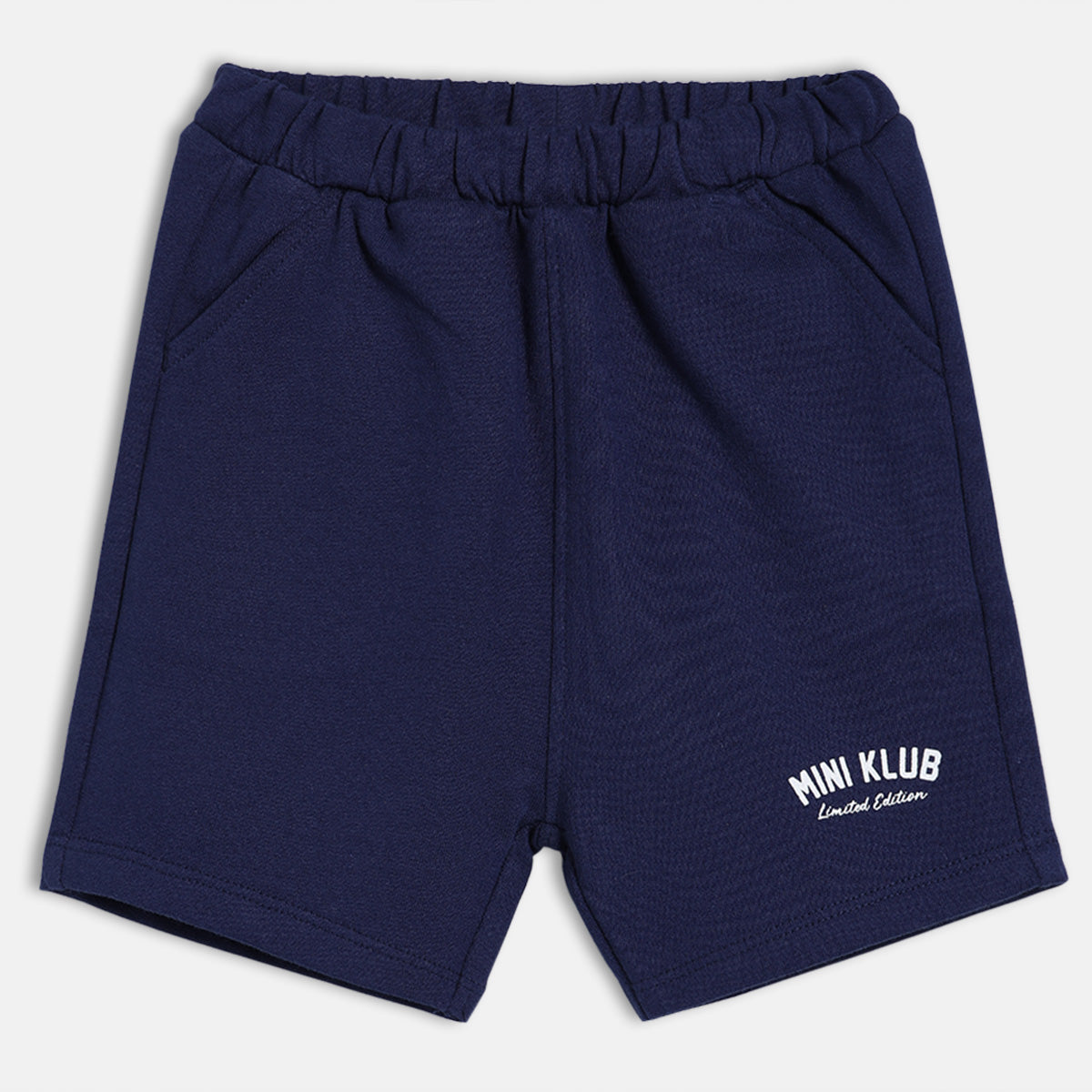 Baby Boys Solid Shorts, Navy Blue