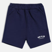 Baby Boys Solid Shorts, Navy Blue
