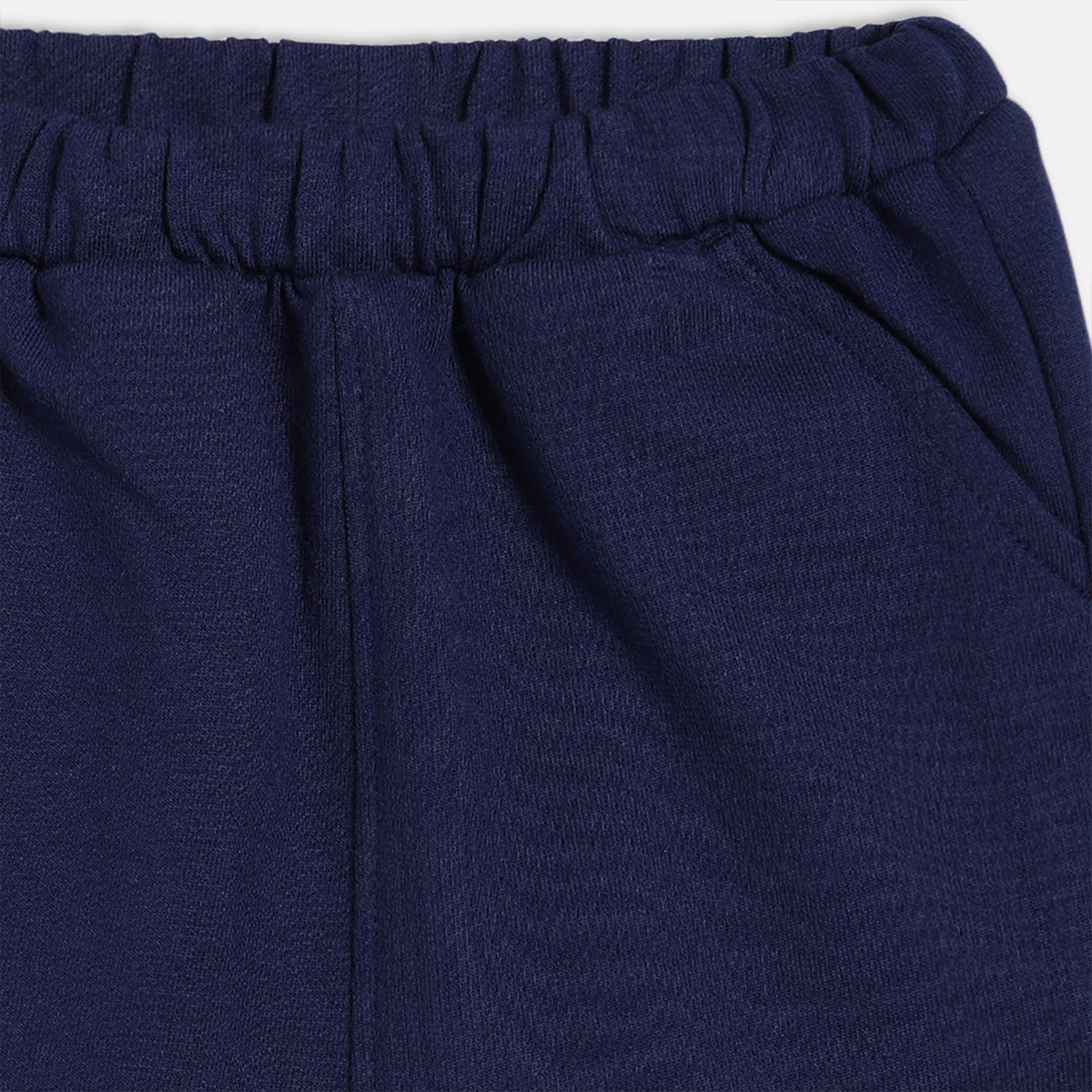 Baby Boys Solid Shorts, Navy Blue