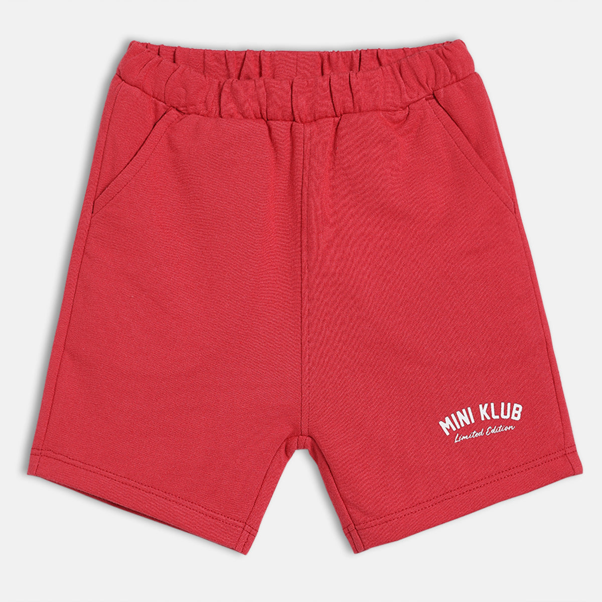 Baby Boys Solid Shorts, Red