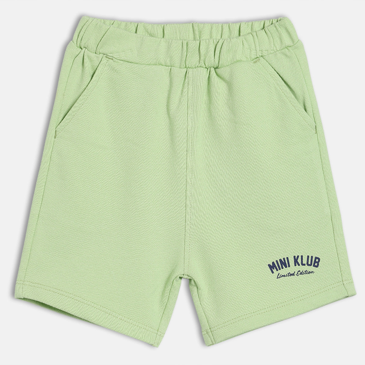 Baby Boys Solid Shorts, Light Green