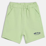 Baby Boys Solid Shorts, Light Green