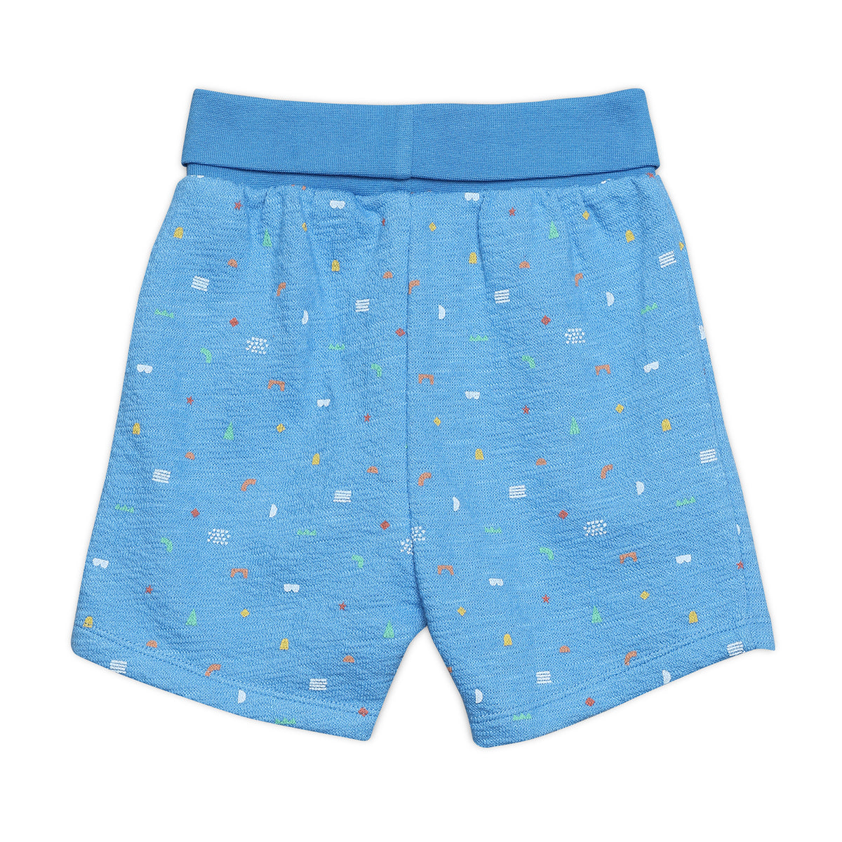 Baby Boys “YAY” Printed Top and Shorts Set, Multicolour