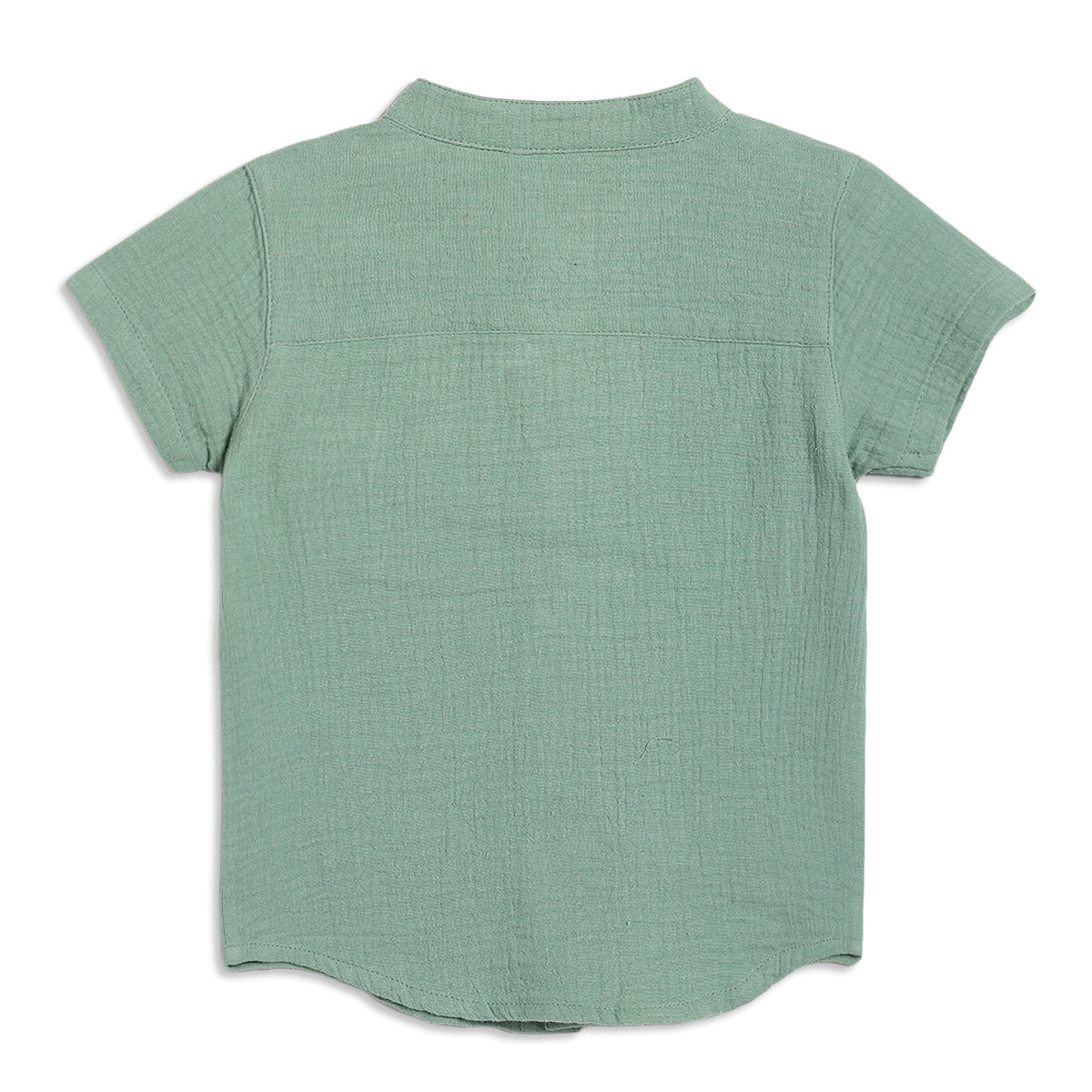 Baby Boys Solid Shirt and Shorts Set, Sage Green
