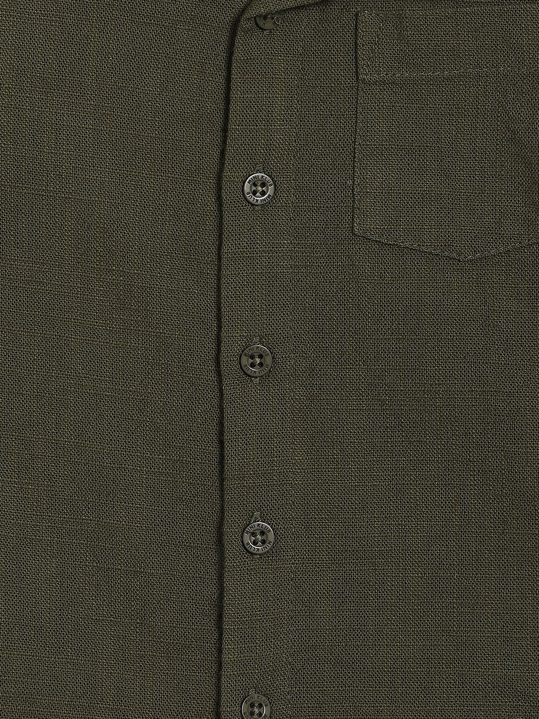 Baby Boys Solid Shirt with Shorts Set, Olive Green