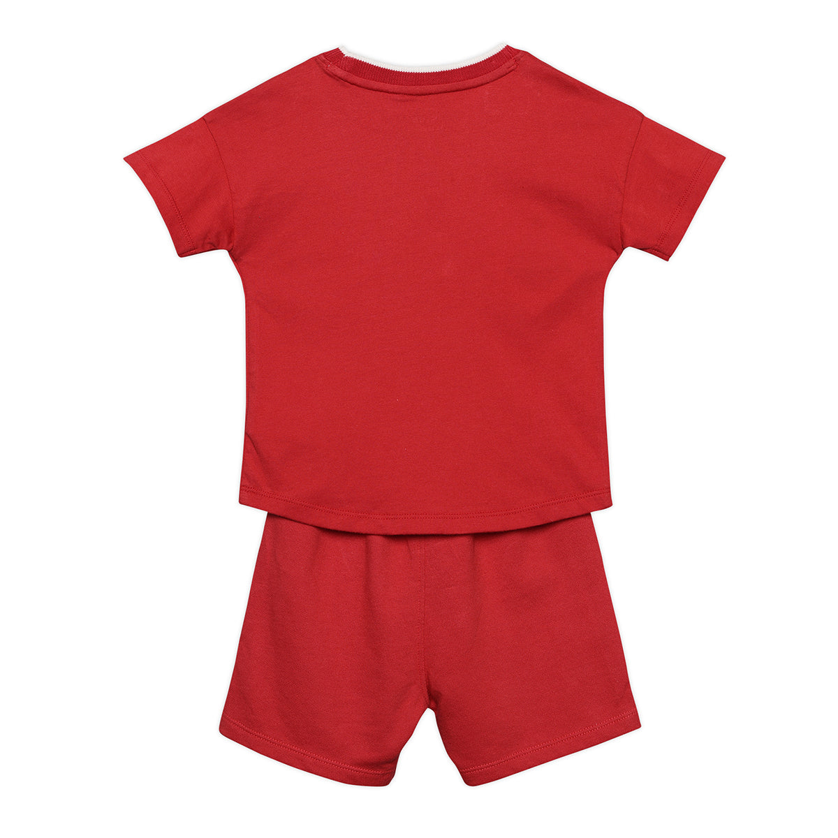Baby Boys Graphic Print T-shirt and Shorts Set, Red