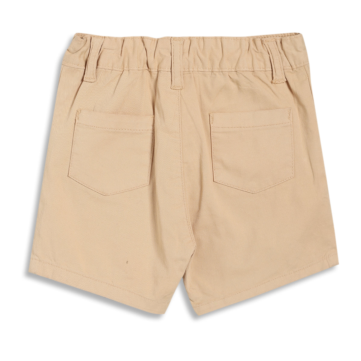 Baby Boys Solid Twill Shorts, Beige