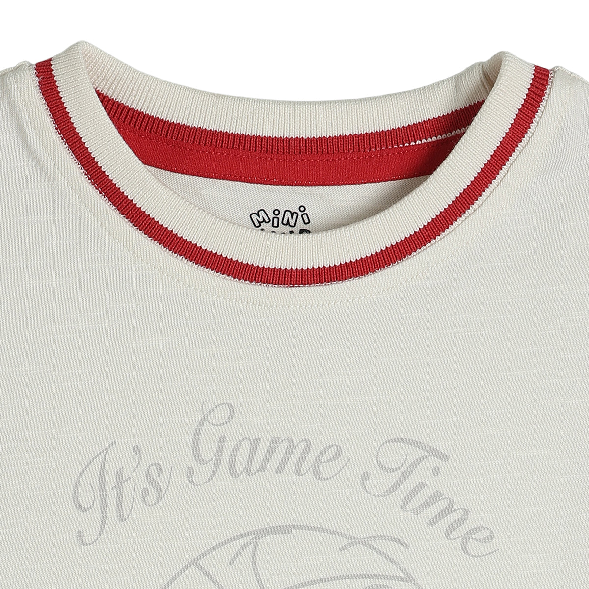 Baby Boys Colourblocked T-Shirt and Solid Shorts Set, Red, White and Navy Blue