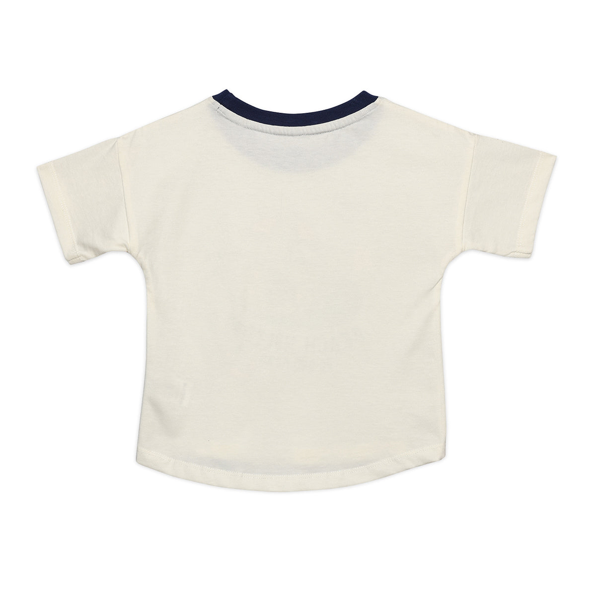 Baby Boys Graphic Print T-Shirt and Shorts Set, Cream and Navy