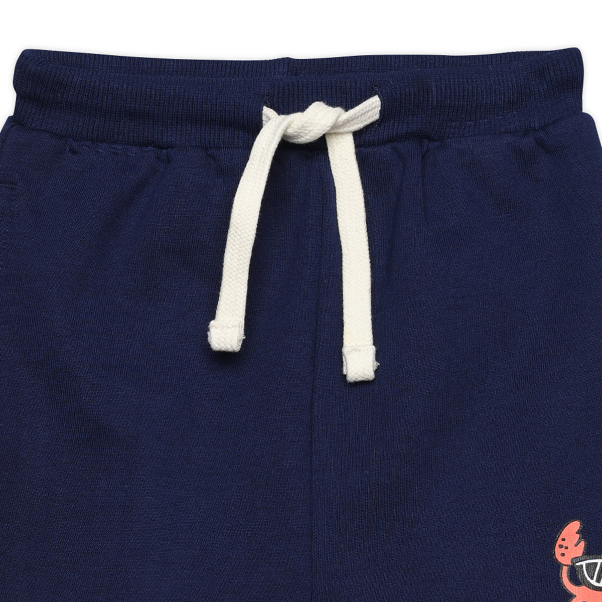 Baby Boys Graphic Print T-Shirt and Shorts Set, Cream and Navy