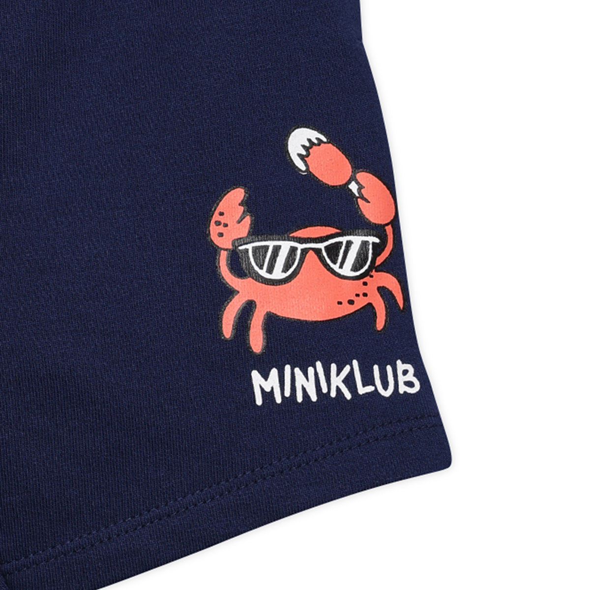 Baby Boys Graphic Print T-Shirt and Shorts Set, Cream and Navy