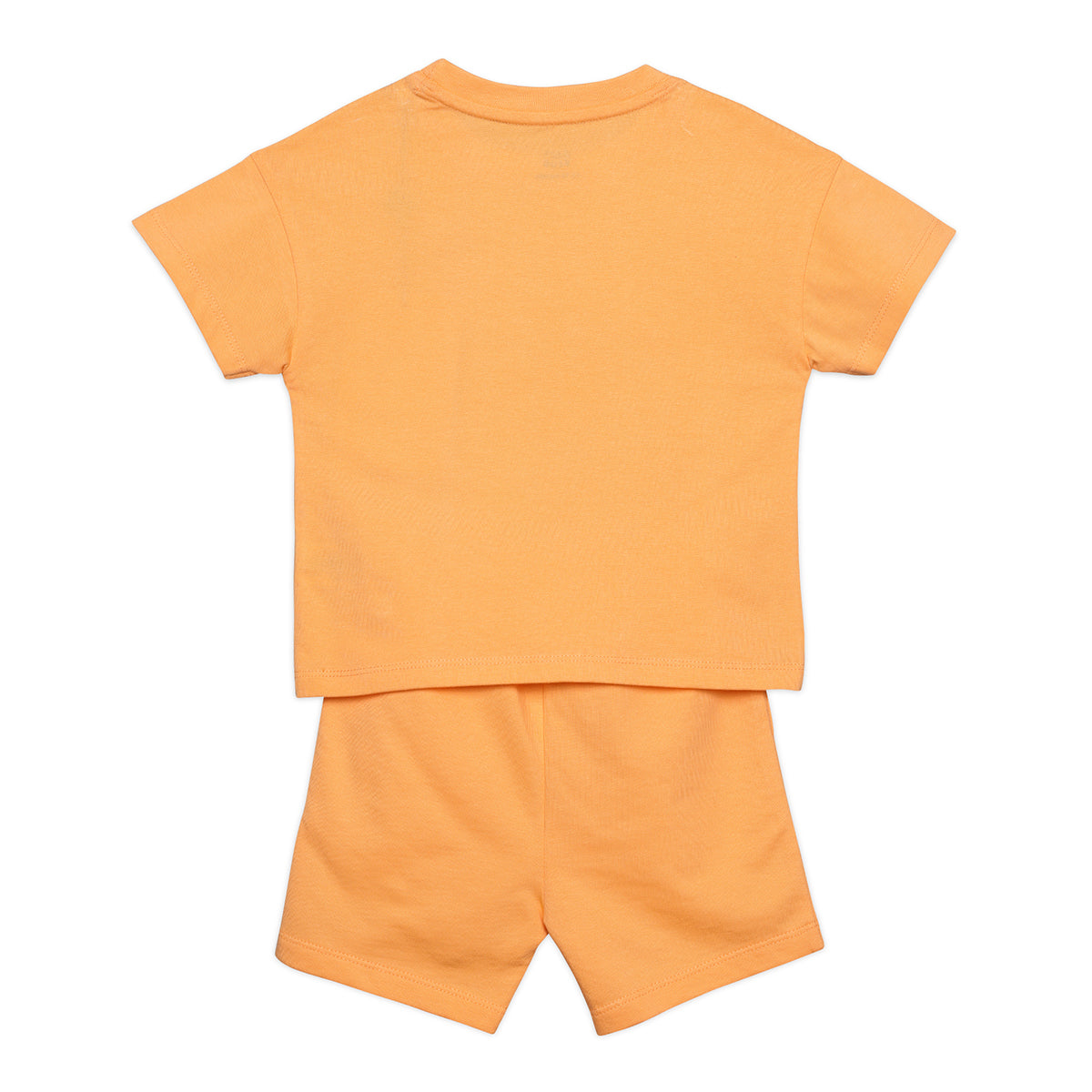 Baby Boys Surf Themed Graphic T-Shirt and Shorts Set, Orange
