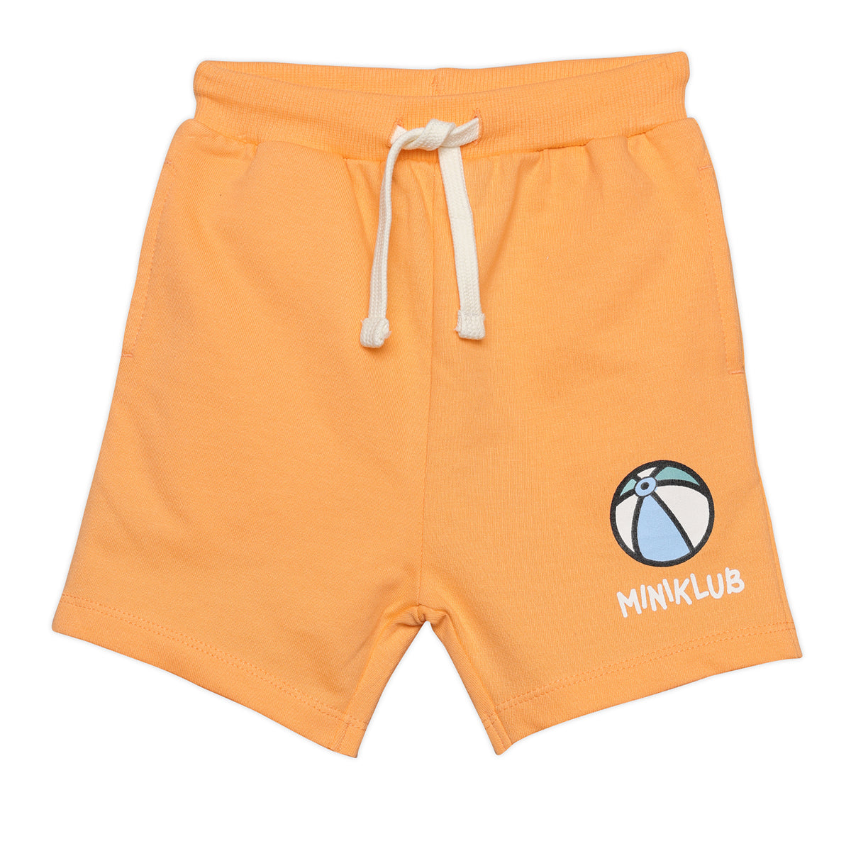 Baby Boys Surf Themed Graphic T-Shirt and Shorts Set, Orange