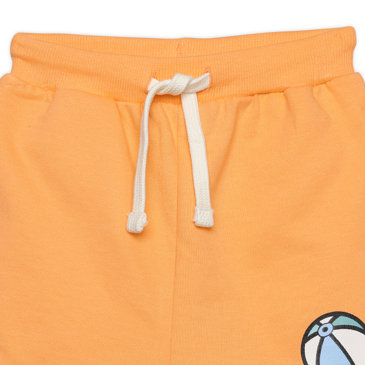 Baby Boys Surf Themed Graphic T-Shirt and Shorts Set, Orange