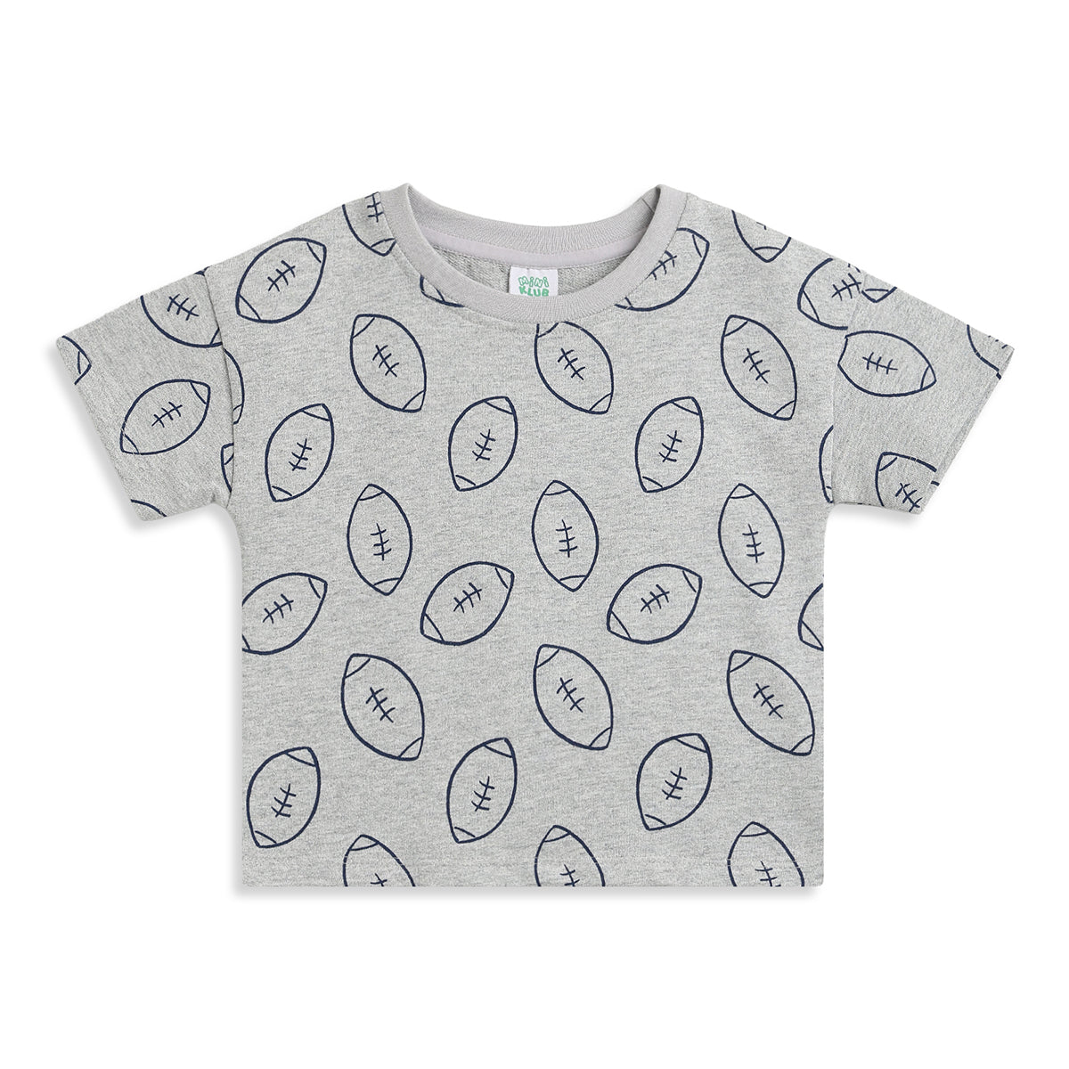 Baby Boys Grey Cotton T-Shirt and Shorts Set Regular Fit Casual Kids Co-ord Set