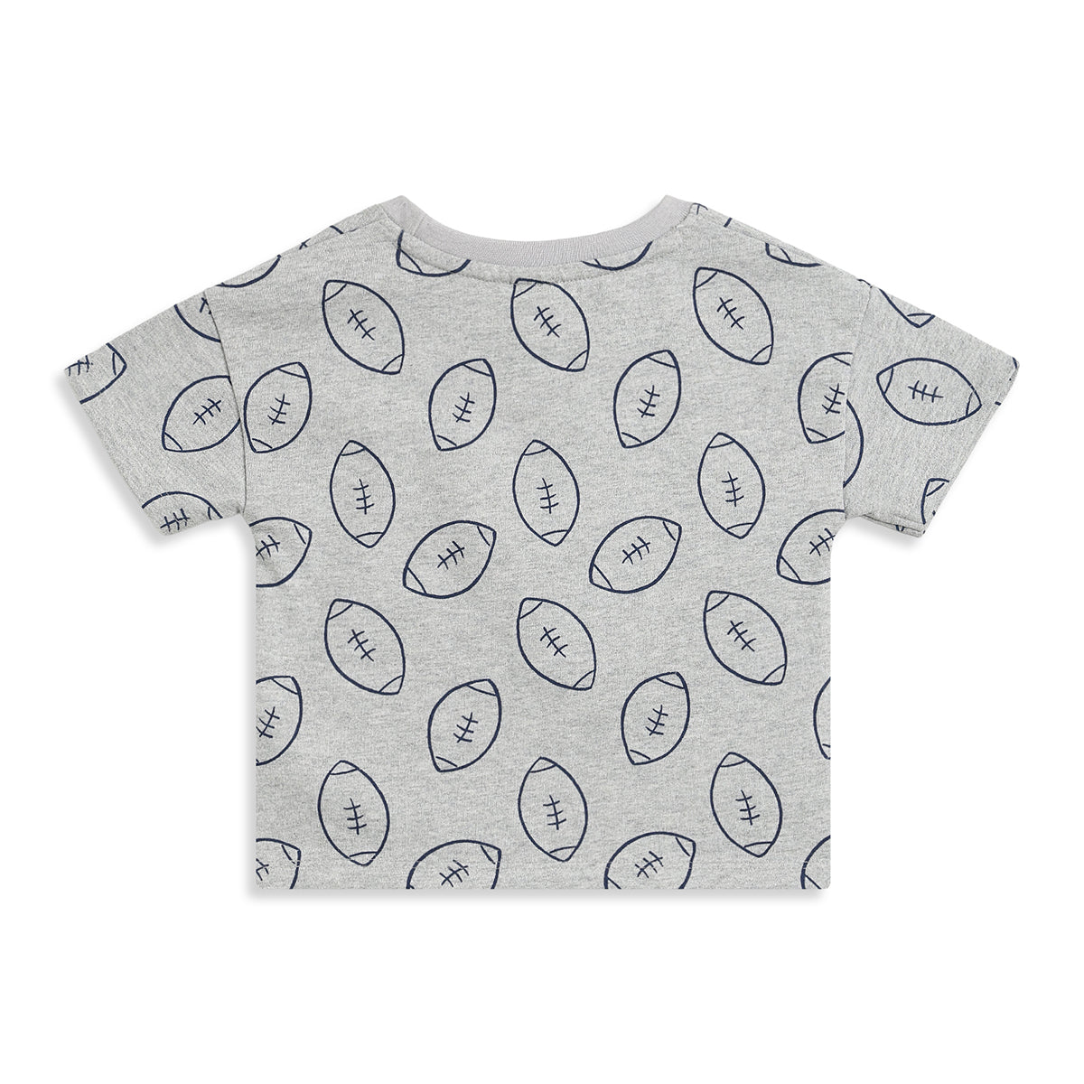 Baby Boys Grey Cotton T-Shirt and Shorts Set Regular Fit Casual Kids Co-ord Set