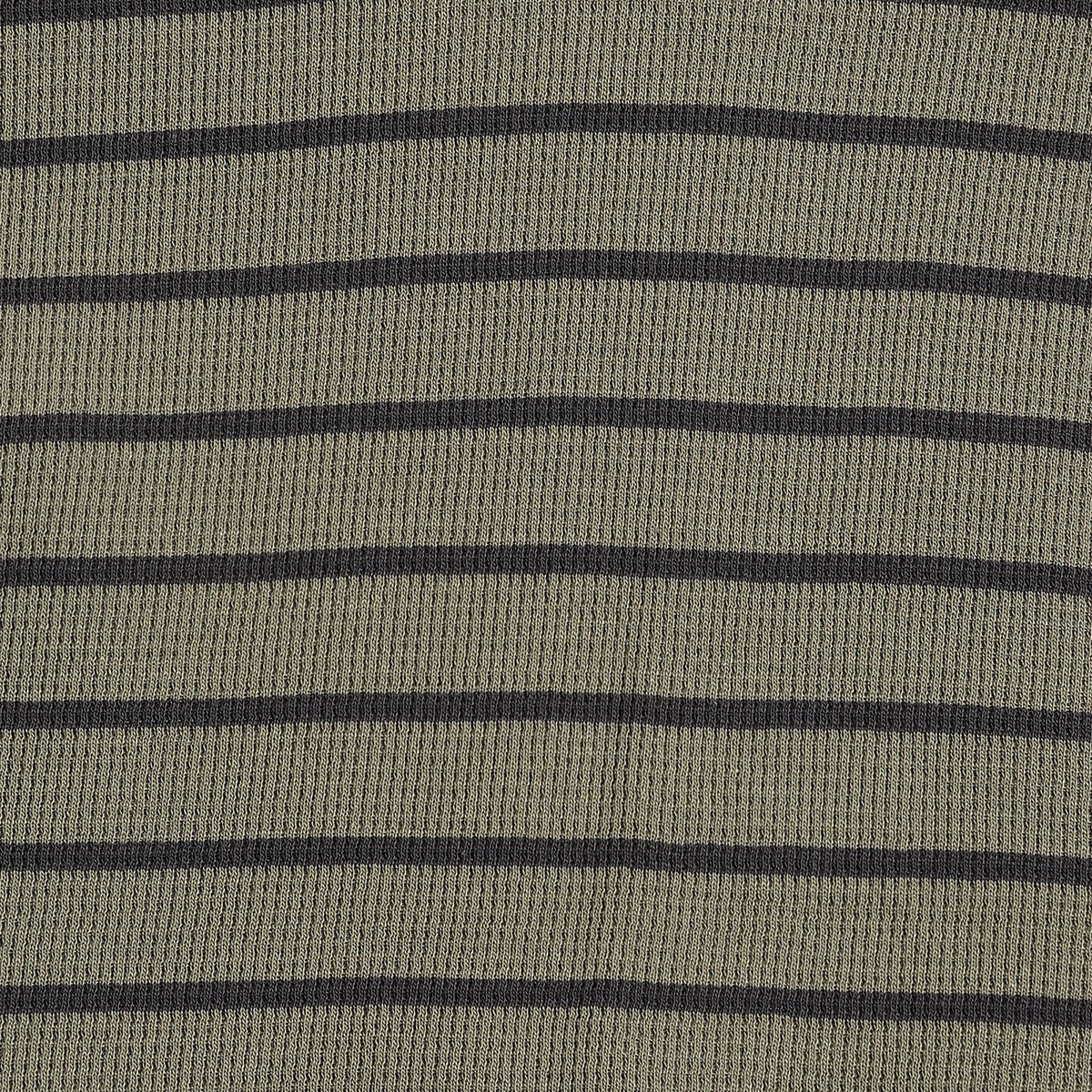 Baby Boys Olive Striped T-Shirt and Shorts Set Regular Fit Casual Co-ord Set