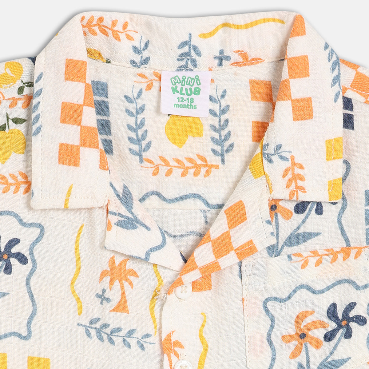 Baby Boys Printed Shirt And Shorts Set Pack Of 2, Multicolour