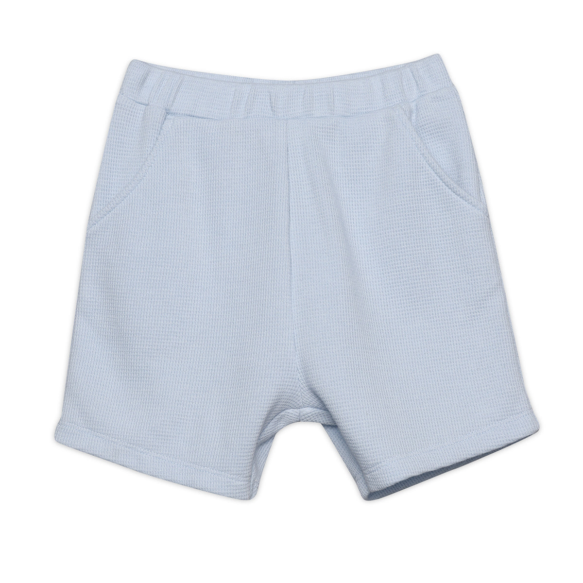 Baby Boys Tiger Print T-shirt and Shorts Set, White and Blue