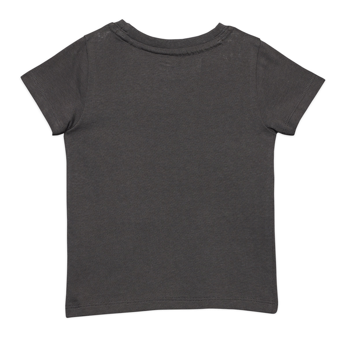 Baby Boys Smiley Logo Top and Checkerboard Shorts Set, Charcoal Black