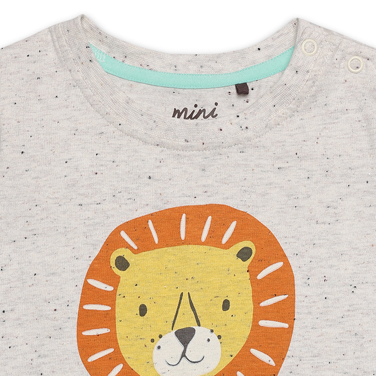 Baby Boys Printed T-Shirts with Lion, Vehicle & Check Patterns Pack of 3, Grey, White and Yellow