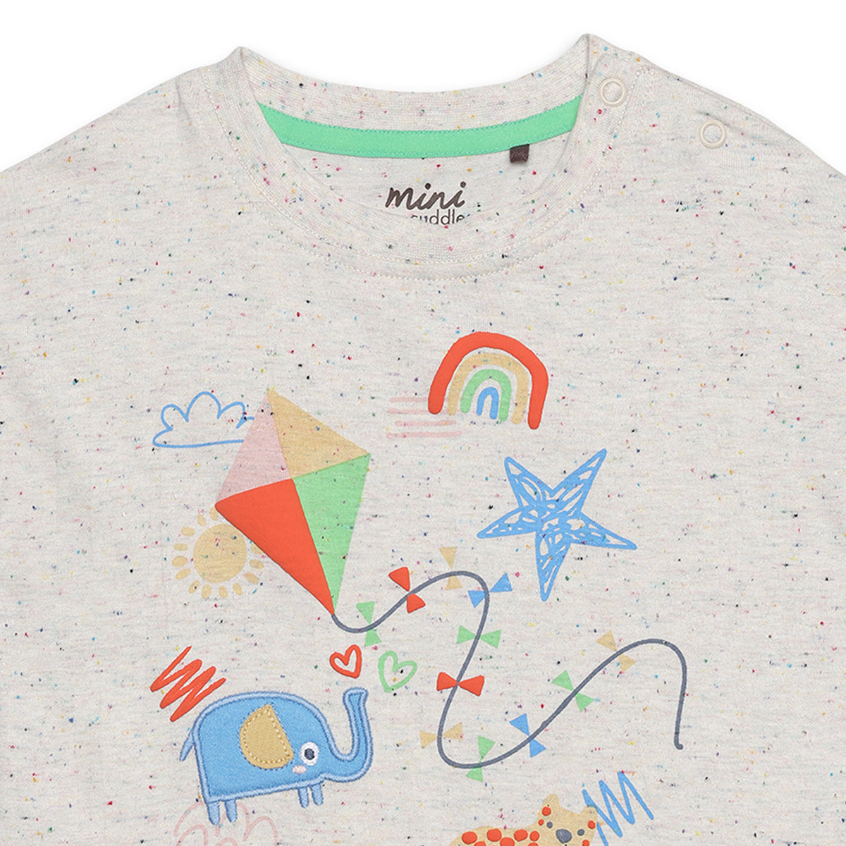 Baby Boys “Cool” Graphic Printed T-Shirt, Grey