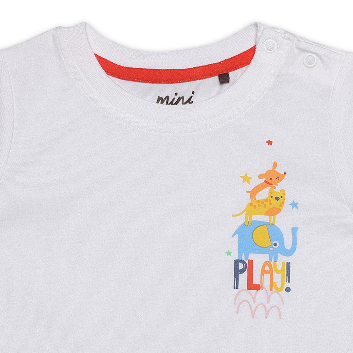 Baby Boys Printed & Striped T-Shirts Pack of 3, Multicolor