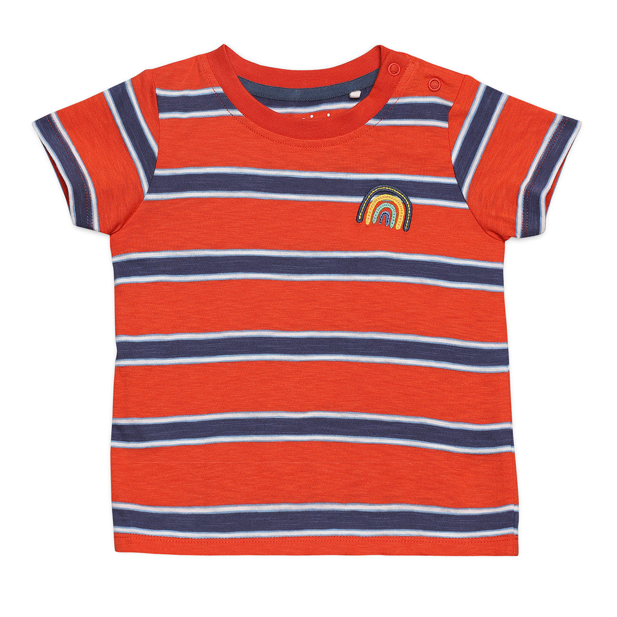 Baby Boys Printed & Striped T-Shirts Pack of 3, Multicolor