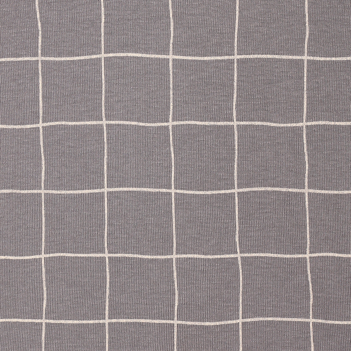 Boys Checked T-Shirt, Grey