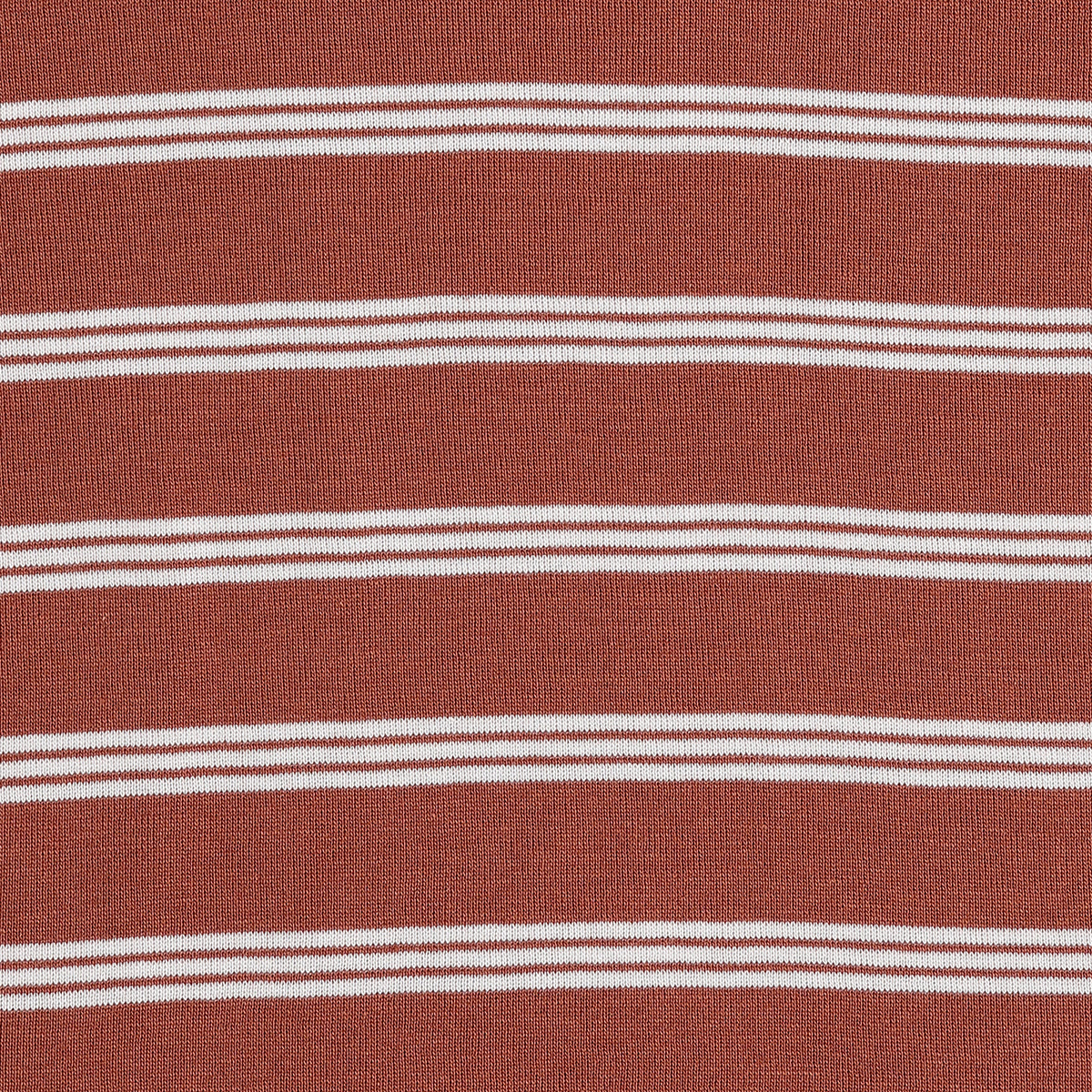 Baby Boys Brown Striped Cotton T-Shirt Regular Fit Casual Kids T-Shirt