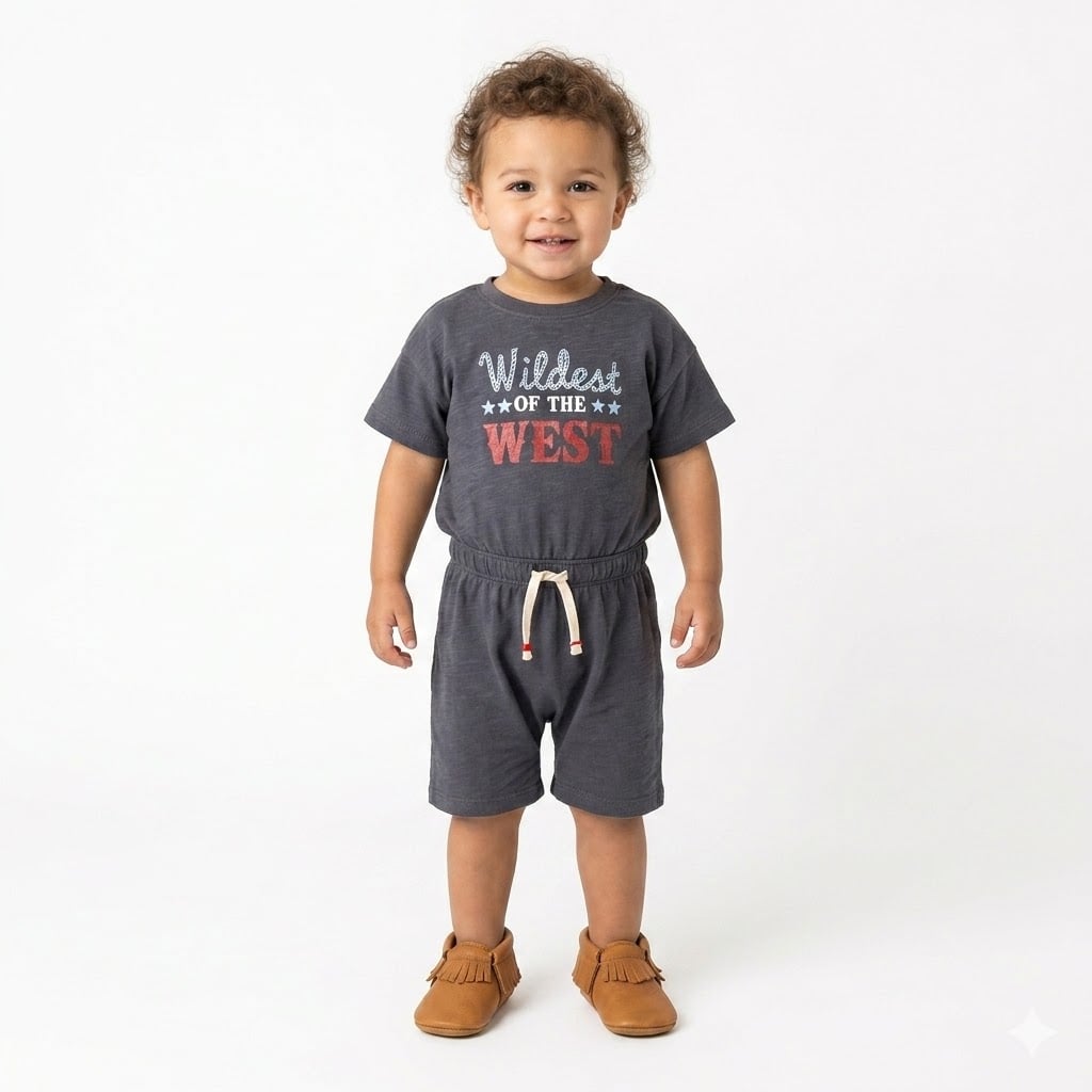 Boys Graphic Print T-Shirt, Charcoal Grey