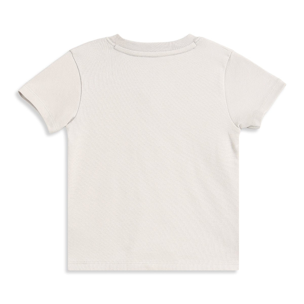 Baby Boys Beige Cotton Printed T-Shirt Regular Fit Casual Kids T-Shirt
