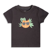 Boys Graphic Print T-Shirt, Black