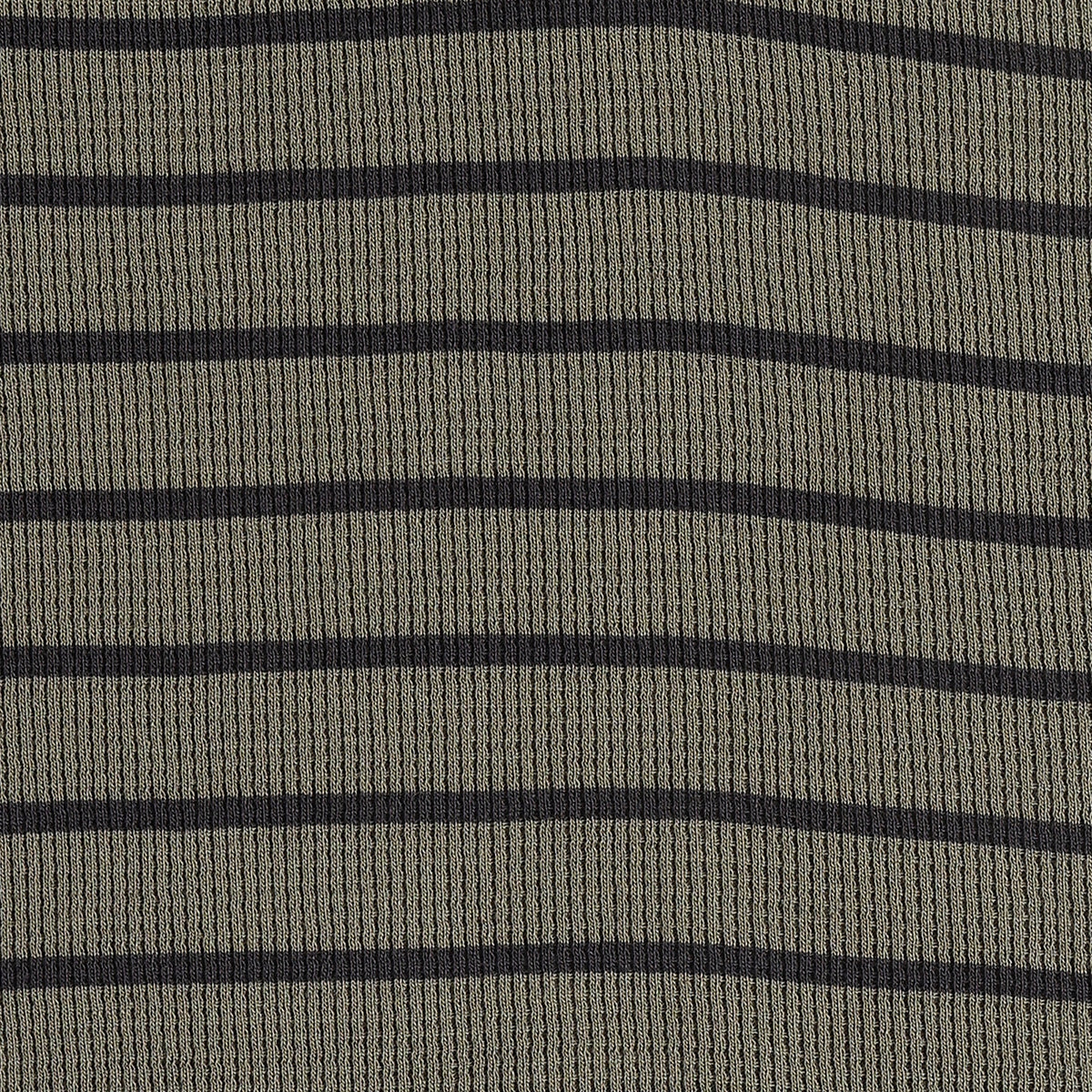 Baby Boys Olive Green Cotton Striped T-Shirt Regular Fit Casual Kids T-Shirt